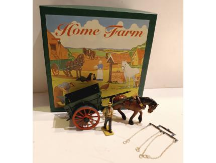 PERSONNAGE DE FERME ET CHARRUE BRITAINS 1/32