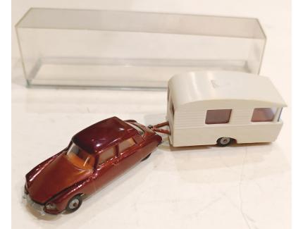 CITROEN DS ET CARAVANE MAJORETTE 1/64