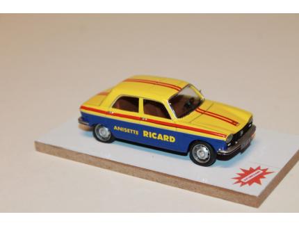 PEUGEOT 204 BERLINE "RICARD" 1976 AUTORECLAME 1/43°