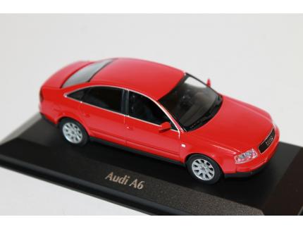 AUDI A6 1997 ROUGE MAXICHAMPS 1/43°