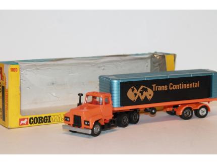 MACK TRUCK WITH TRANS-CONTINENTAL TRAILER CORGI 1/43°