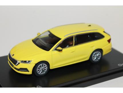 SKODA OCTAVIA IV COMBI JAUNE ABREX 1/43°