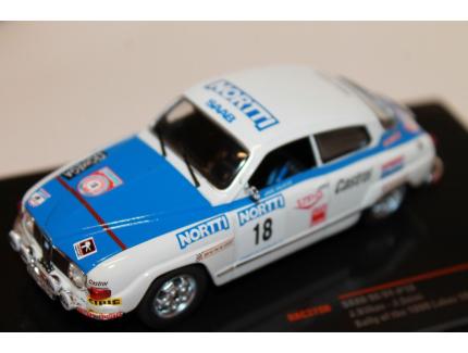 SAAB 96 V4 #18 RALLY OFF THE 1000 LAKES 1976 J.VILKAS - J.SOINI IXO 1/43°