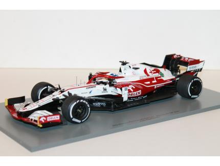 ALFA ROMEO RACING ORLEN C41 GP ABU DHABI 2021 RAIKKONEN SPARK 1/18°