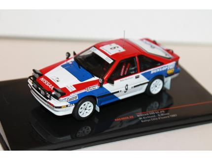 NISSAN 200 SX #9 M.KIRKLAND-R.NIXON RALLYE COTE D'IVOIRE 1987 IXO 1/43°