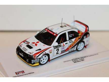 MITSUBISHI CARISMA GT EVOLUTION IV #2 R.BURNS-R.REID RAC RALLY 1997 IXO 1/43°