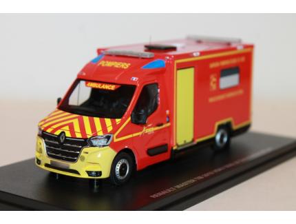 RENAULT MASTER TIB 2019 VSAV SDIS ALERTE 1/43°