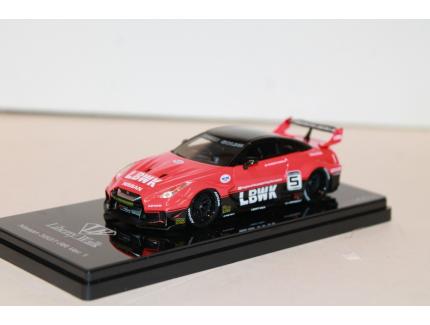 NISSAN 35GT-RR ROUGE ET NOIR LB-SILHOUETTE WORKS GT TSM 1/43°