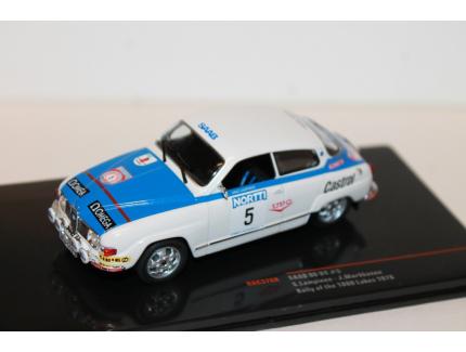 SAAB 96 V4 #5 S.LAMPINEN - J.MARKKANEN RALLY OF THE 1000 LAKES 1976 IXO 1/43°