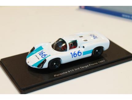 PORSCHE 910 3RD TARGA FLORIO V.ELFORD - J.NEERPASCH SPARK 1/43°