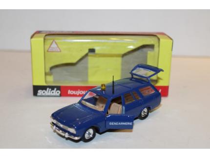 PEUGEOT 504 BREAK GENDARMERIE SOLIDO 1/43°