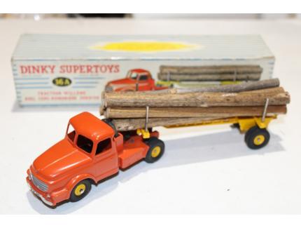 WILLÈME TRACTEUR AVEC SEMI REMORQUE FARDIER DINKY SUPERTOYS 1/43°