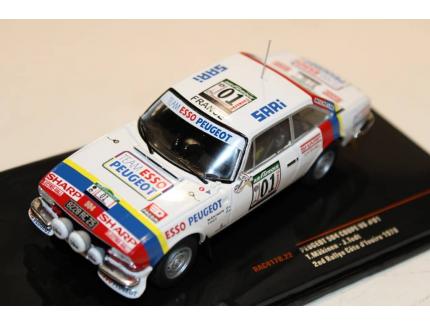 PEUGEOT 504 COUPE V6 N°1 RALLYE COTE D'IVOIRE 1978 IXO 1/43°
