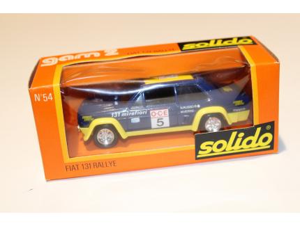FIAT 131 RALLY N°5 BLUE SOLIDO 1/43°