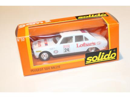PEUGEOT 504 RALLY N°24 SOLIDO 1/43°