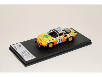 ALPINE A110 N°38 CLAUDE REY / STRUYF SAN REMO RALLY 1981 TROFEU 1/43°