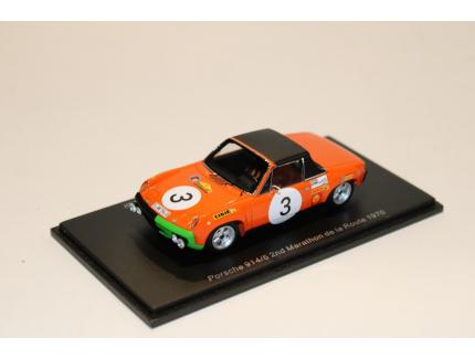 PORSCHE 914/6 2ND MARATHON DE LA ROUTE 1970 B.WALDEGAARD - A.ANDERSSON - G.CHASSEUIL SPARK 1/43°