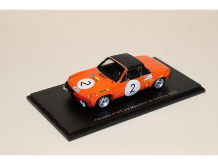 PORSCHE 914/6 3RD MARATHON DE LA ROUTE 1970 C.BALLOT-LENA - G.STECKKONING - N.KOOB SPARK 1/43°