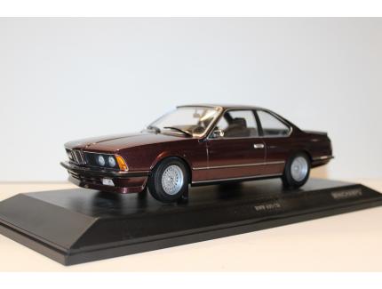 BMW 635 CSI ROUGE METAL MINICHAMPS 1/18°