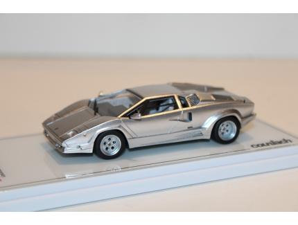 LAMBORGHINI COUNTACH 25th ANNIVERSAIRE 1989 SILVER TSM 1/43°