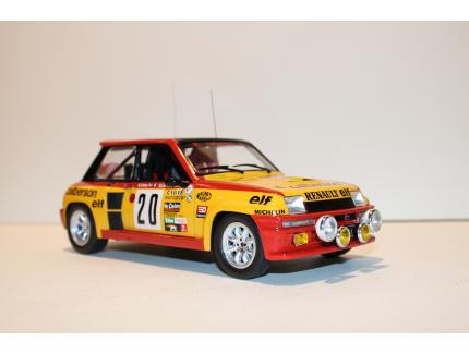 RENAULT 5 TURBO #20 RALLY MONTE-CARLO 1981 IXO 1/18°