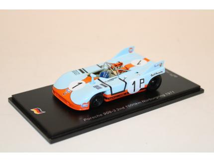 PORSCHE 908-3 N°1 2ème 1000KM NURBURGRING 1971 P.RODRIGUEZ-J.SIFFERT SPARK 1/43°