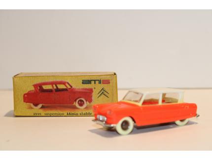 CITROEN AMI 6 ORANGE/BLANC 1968 MINIALUXE 1/43°