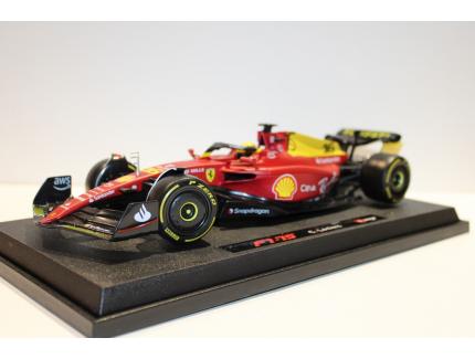 FERRARI F1-75 N°55 SAINZ ITALIAN GP GIALLO MODENA SPECIAL EDITION BURAGO 1/18°