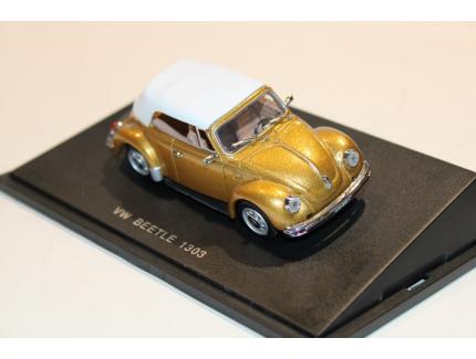 VW BEETLE 1303 CONVERTIBLE GOLD UH 1/43°