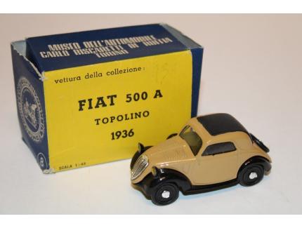 FIAT 500 A TOPOLINO 1936 BEIGE DUGU 1/43°