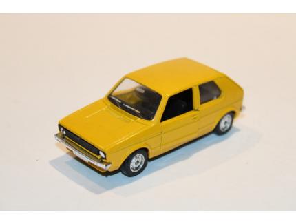 VOLKSWAGEN GOLF 1 JAUNE 1985 SOLIDO 1/43°