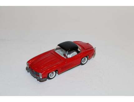 MERCEDES 300 SL ROUGE TOIT NOIR TEKNO DENMARK 1/43°