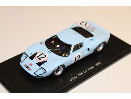 FORD GT40 24H Le Mans 1966 - SPARK 1/43