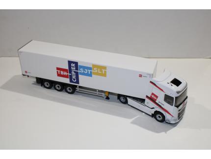DAF XG RMORQUE FOURGON BH GROUPE TBH ELIGOR 1/43°