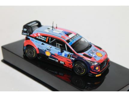 HYUNDAI i20 COUPE WRC N°8 VAINQUEUR RALLYE FINLANDE 2021 IXO 1/43°