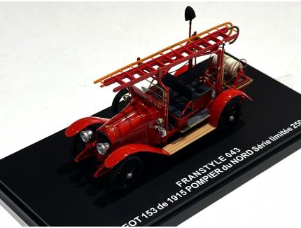 PEUGEOT 153 POMPIERS DU NORD 1915 FRANSTYLE 1/43