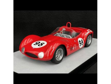 MASERATI BIRDCAGE TIPO 61 RIVERSIDE GP 1960 #98 WINNER TECNOMODEL 1/18°