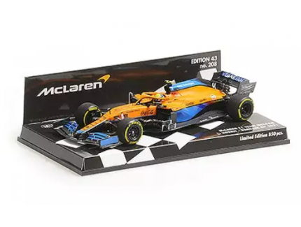 MCLAREN MCL35M NORRIS BAHRAIN GP 2021 MINICHAMPS 1/43°