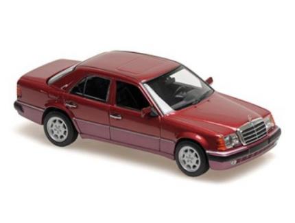 Mercedes Benz 500E V8 1991 Red Metallic Maxichamps 1/43