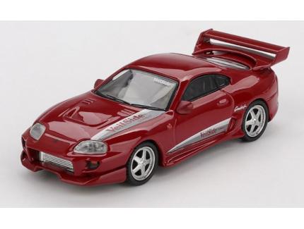 Toyota Supra MK4 (A80) VeilSide Combat V-I Red MINIGT 1/64