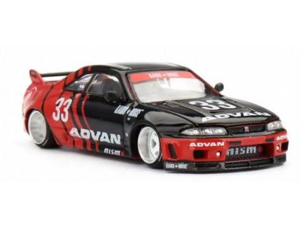 Nissan Skyline GT-R R33 Kaido Works Advan MINI GT 1/64