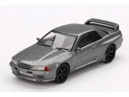 Nissan Skyline GT-R (NISMO BNR32 CRS Version) Dark Metal Gray Minigt 1/64
