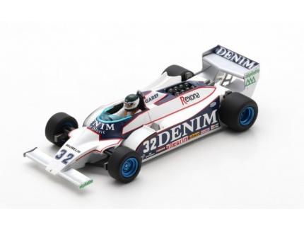 OSELLA FA1B BRITISH GP JEAN-PIERRE JARIER 1981 SPARK 1/43°