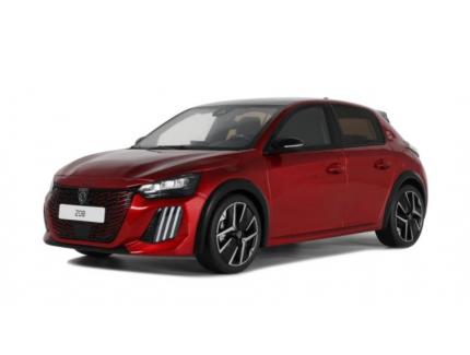 Peugeot 208 GT hybride rouge Otto 1/18