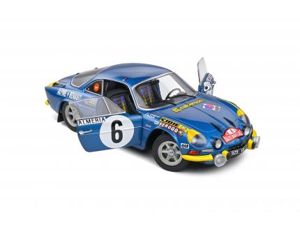 ALPINE A110 1600S RALLYE DE MONTE CARLO 1972 N°6 - SOLIDO 1/18