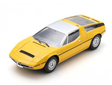 Maserati Bora 1973 - Yellow SCHUCO (1/18)