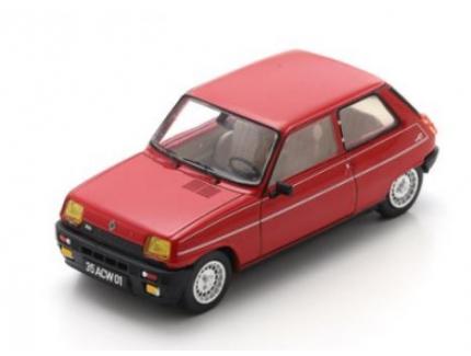 RENAULT 5 Alpine Turbo 1982 rouge SCHUCO 1/43