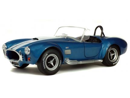 SHELBY COBRA 427 BLEU 1965 SOLIDO 1/18°