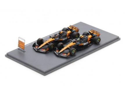 MCLAREN MCL39 N°4 & N°81 Formule 1 Champion Constructeur 2025 Lando Norris & Oscar Piastri SPARK 1/43