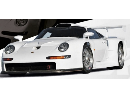 PORSCHE 911 GT1 WHITE SPARKY 1/64